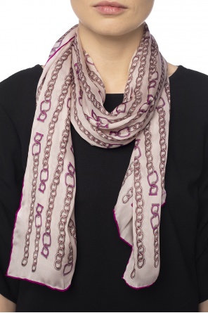 Printed silk scarf, zdjęcie 2 Printed silk scarf od Salvatore Ferragamo